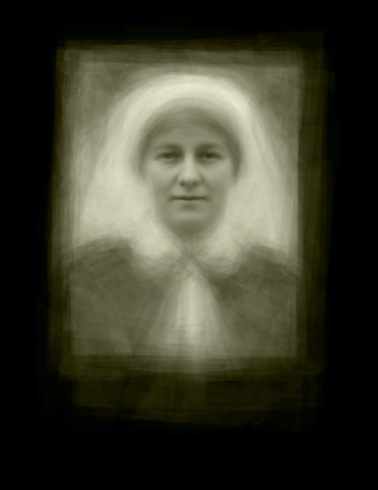 Photograph overlaying images of nurses in the first world war