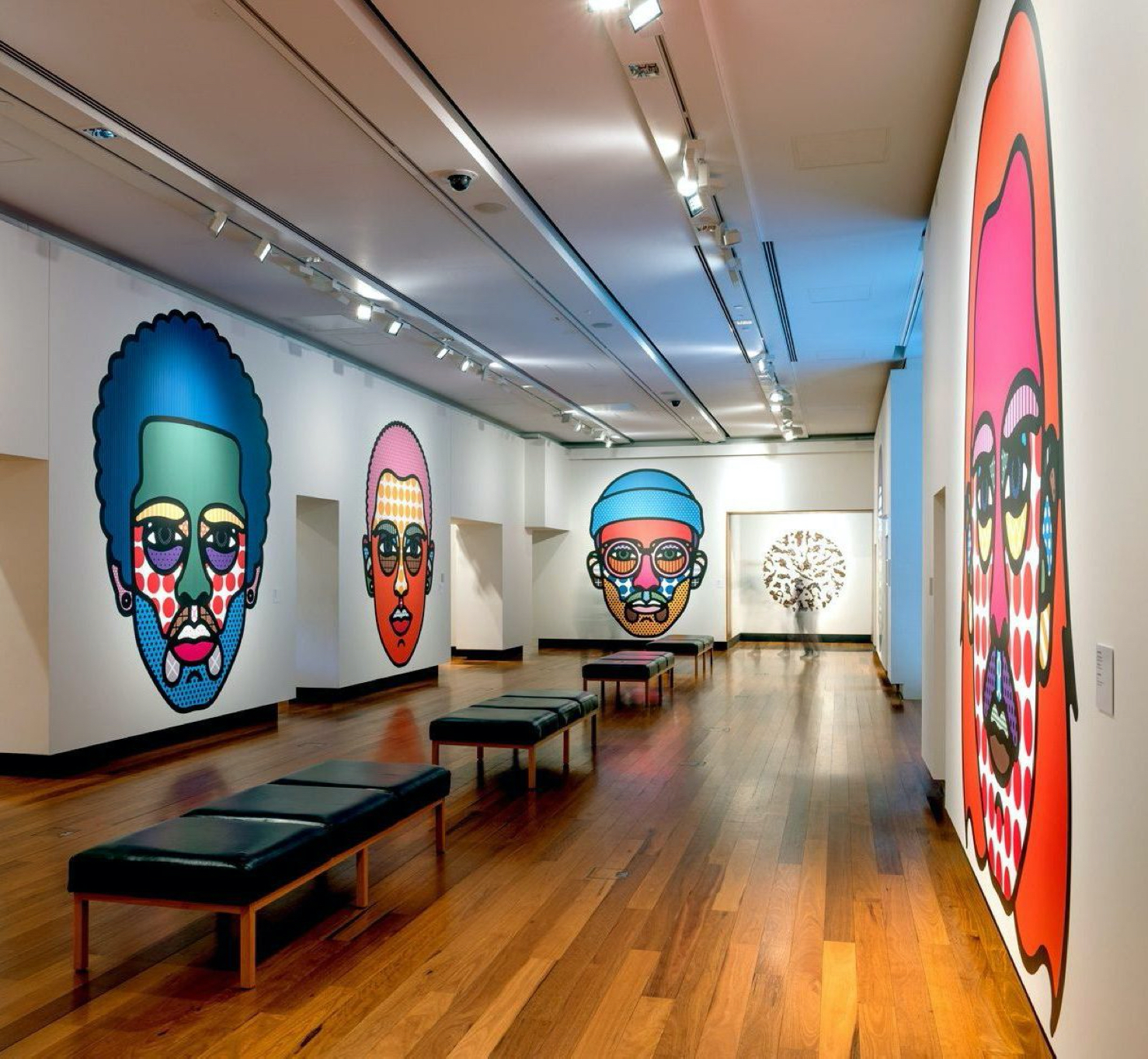 Craig Redman (Gloucester, NSW b. 1978) and Karl Maier (Gold Coast, QLD b. 1978), Individual 1-6 2019, digital print on adhesive film.
