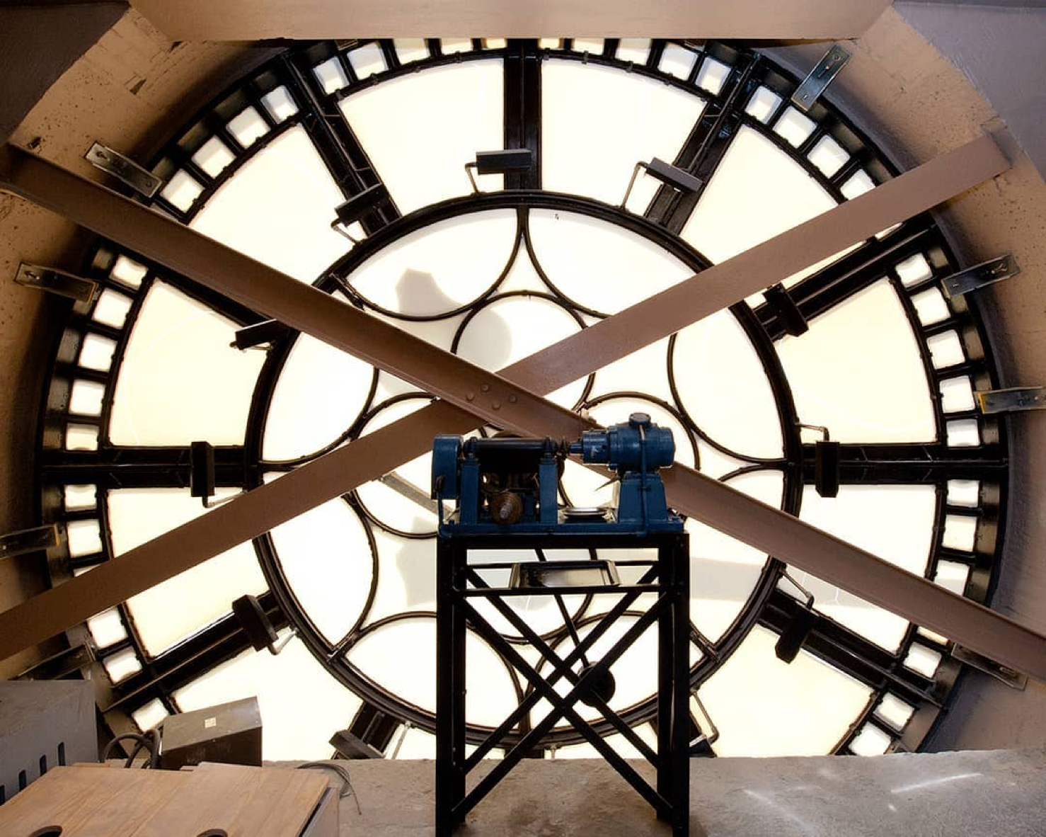 Brisbane City Clock Tower inside mechanism