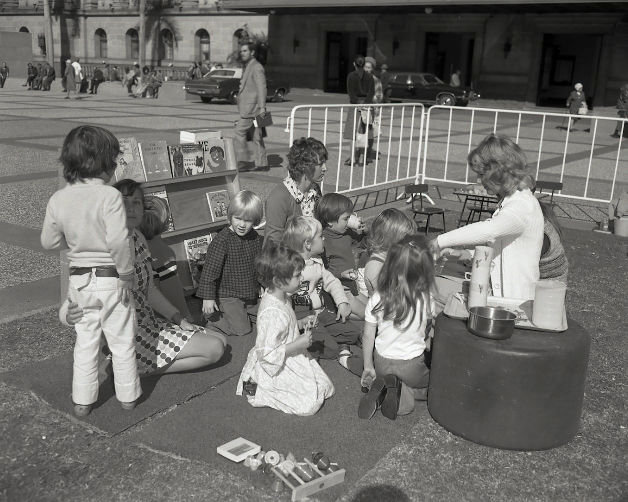 Kindercraft Civic Nursery Babies’ Feeding Time Brisbane City Council,1950, Courtesy Brisbane City Council.