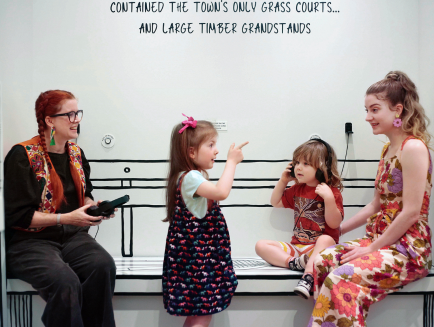 Group at Storytellers Exhibition at Museum of Brisbane
