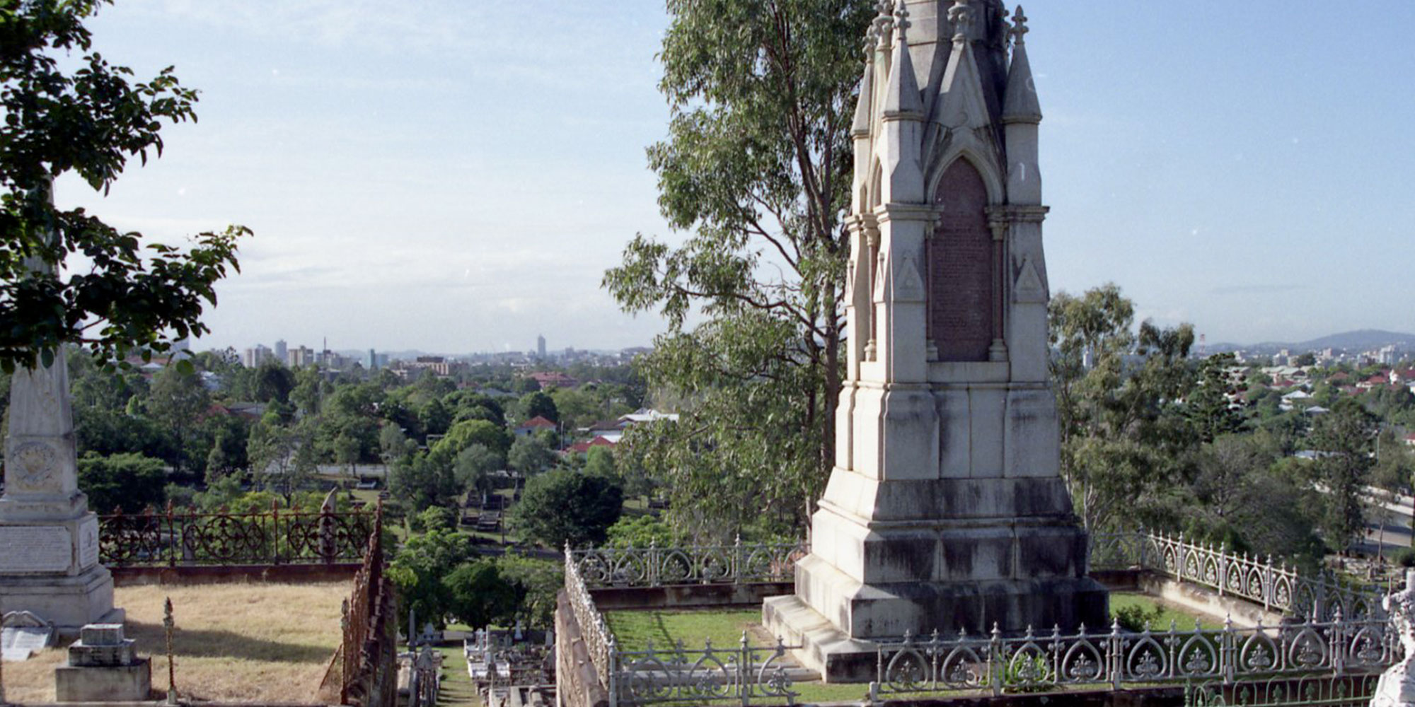 Outlook from Samuel Wensley Blackalls Memorial. 1992. Courtesy Brisbane City Council.