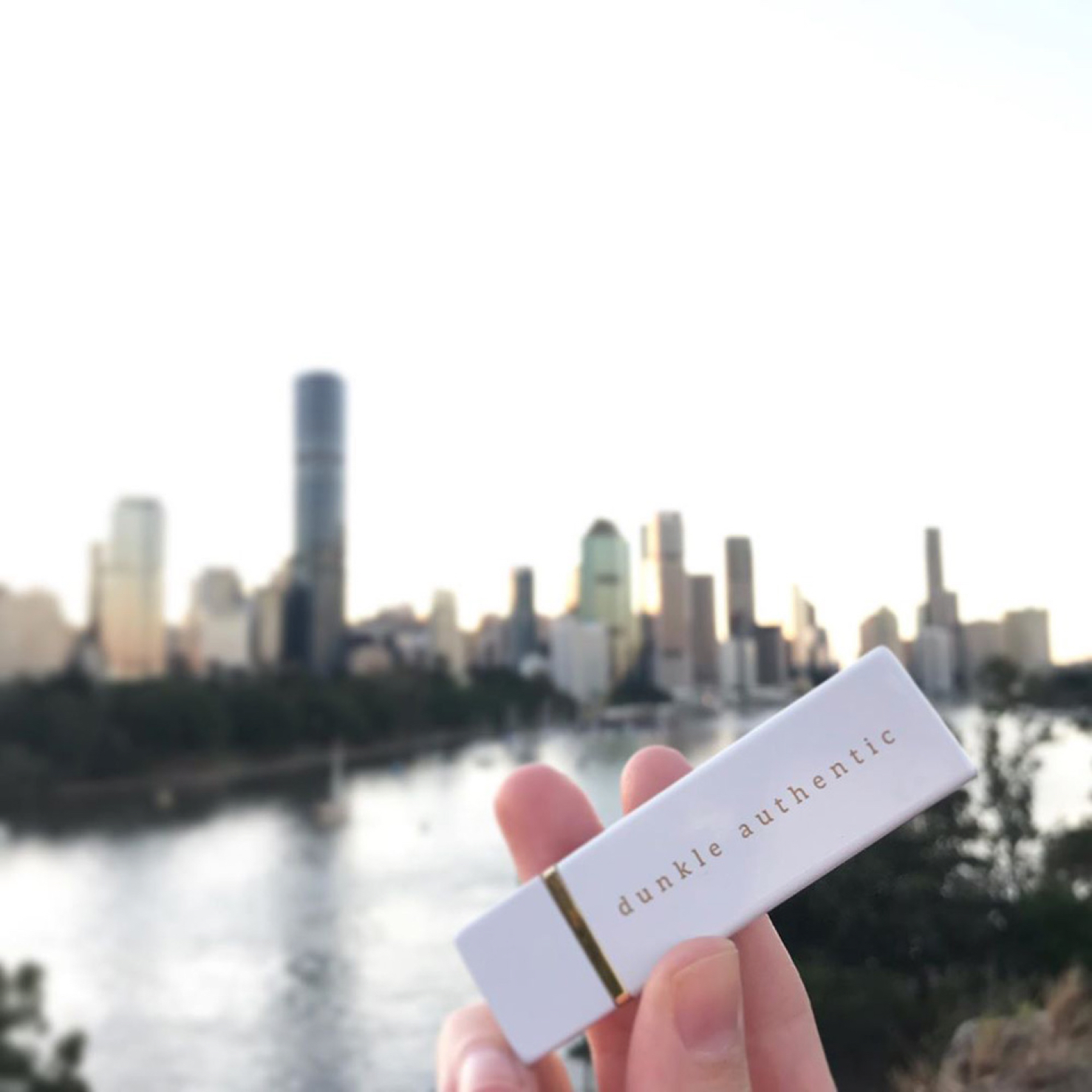 dunkle authentic lipstick tube