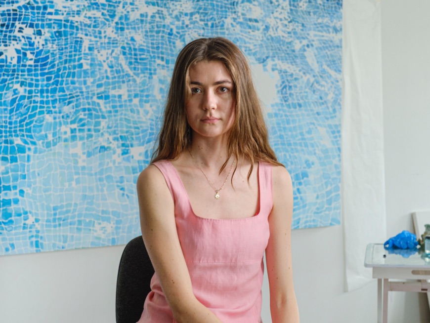 Holly Anderson in her studio