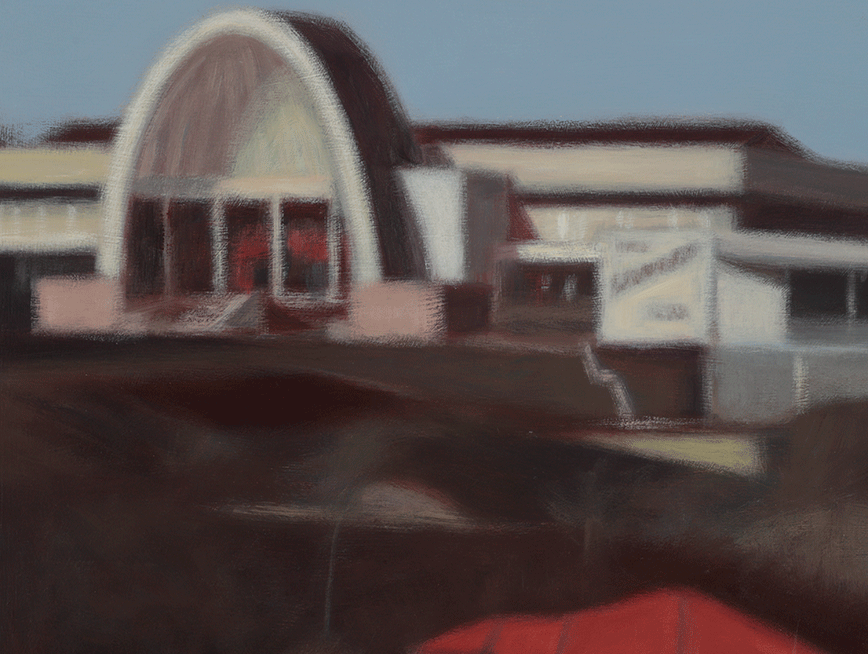 A soft painting of Cloudland by artist Peter ODoherty.