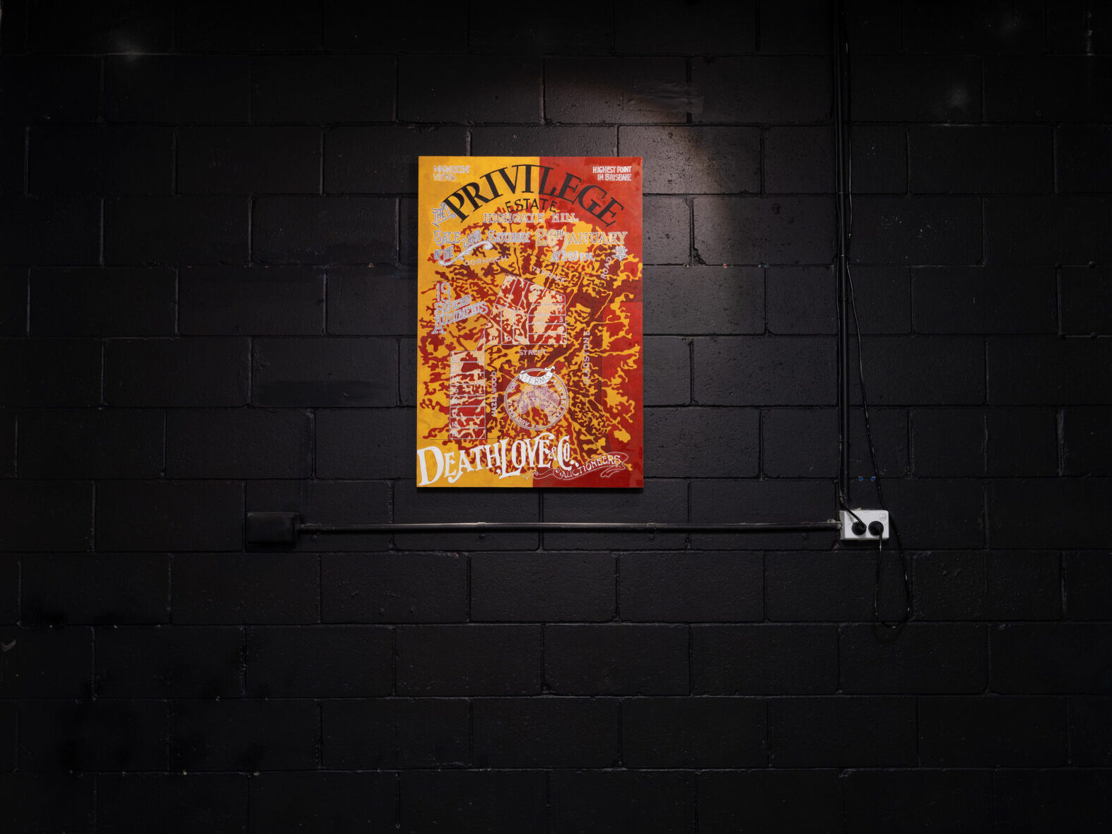 Dylan Bolger’s exhibition Leaf SZN At CARPARK. Photo: Carl Warner.