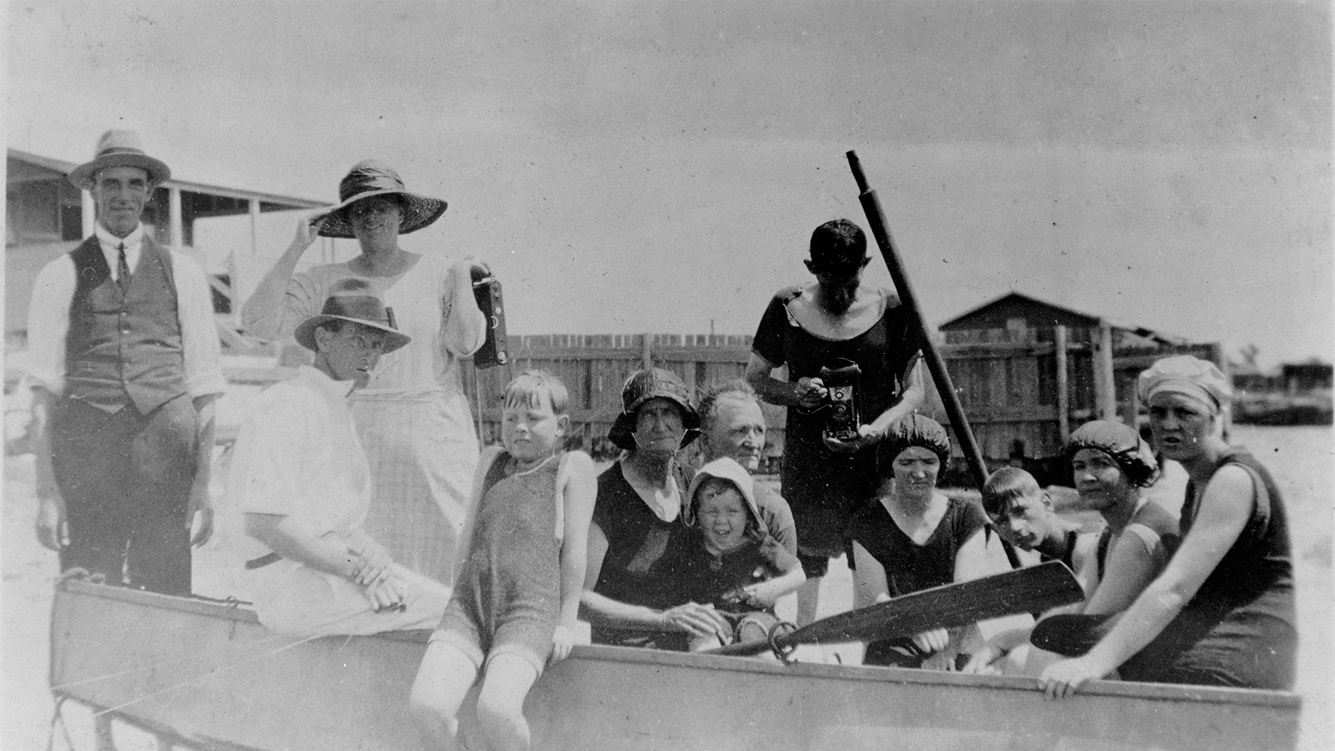 Holiday makers at Cribb Island