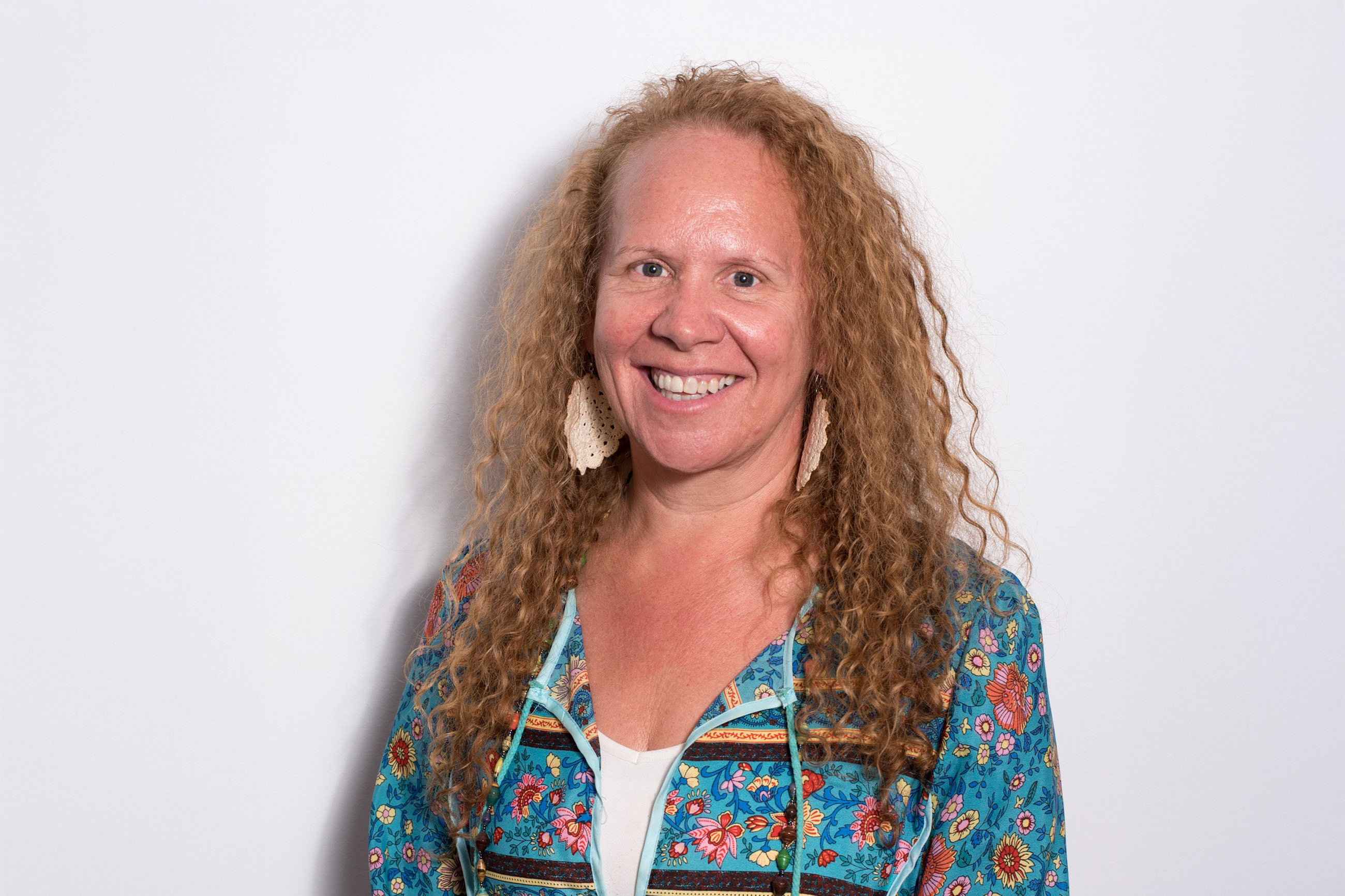 Woman smiling at camera